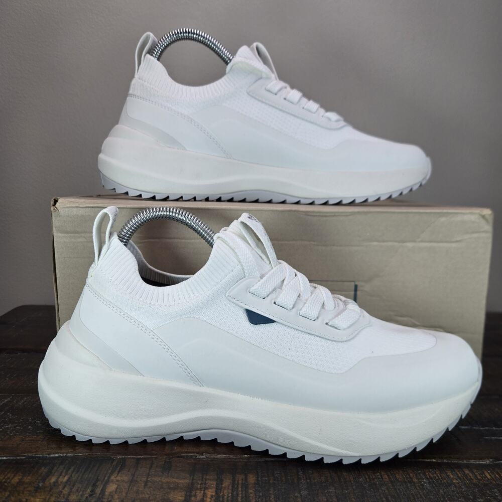 Vessi Stormburst Lowtop Womens Size 8 Waterproof Shoes Sneakers Hiking White